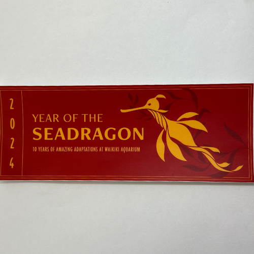 Year of the Seadragon Bumper Sticker